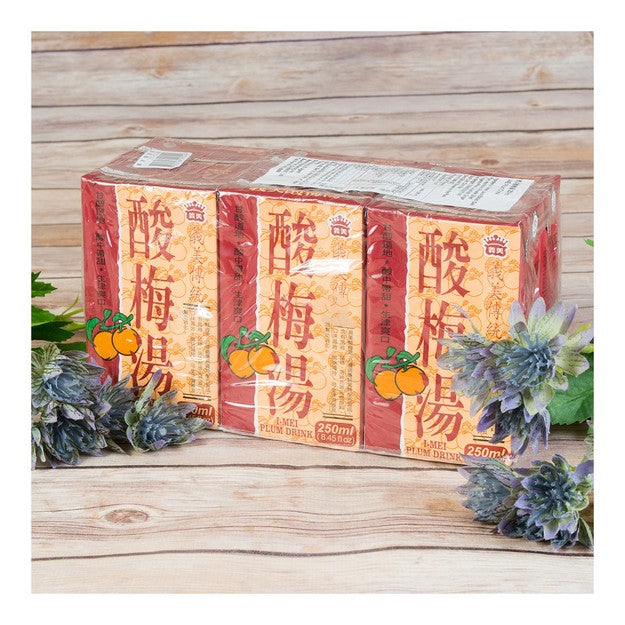 台湾IMEI义美 酸梅汤 6盒装250ml