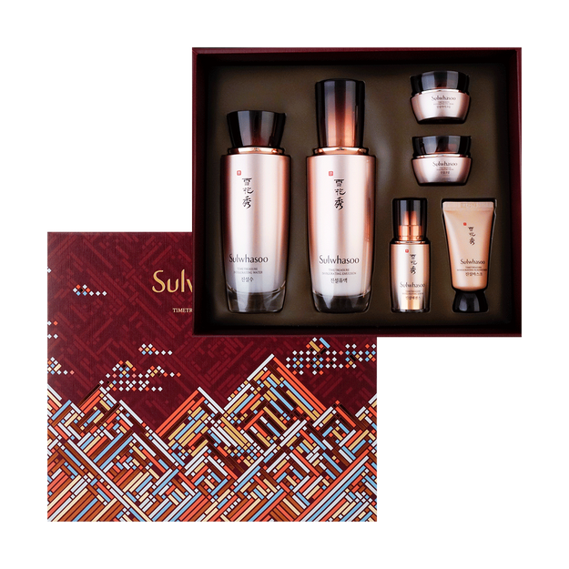 韩国SULWHASOO雪花秀 珍雪礼盒套组 6件入 “返老还童礼盒”