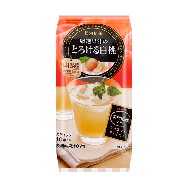 日本NITTO日东 白桃果汁红茶 240g