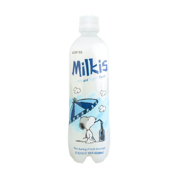 韩国LOTTE乐天 牛奶碳酸饮料 500ml 包装随机发