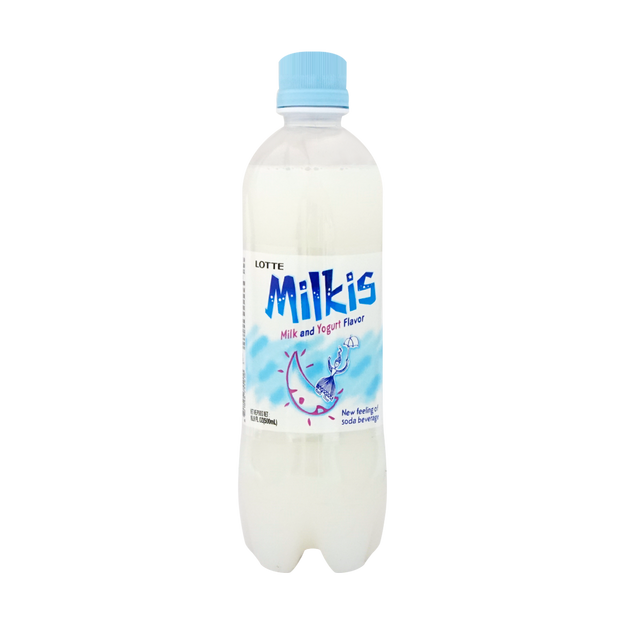 韩国LOTTE乐天 牛奶碳酸饮料 500ml 包装随机发