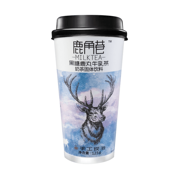 香港鹿角巷 黑糖鹿丸牛乳茶 123g