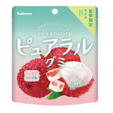 日本 2021年夏季限定 KABAYA 软糖与棉花糖的结合 荔枝果汁夹心软糖 58g